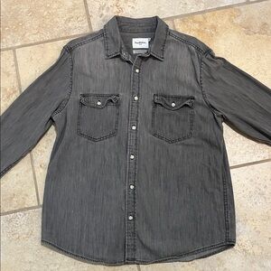 Goodfellow & Co Gray Casual Button Down Shirt